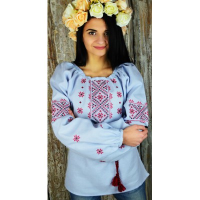 Embroidered blouse "Simplicity cotton 2"